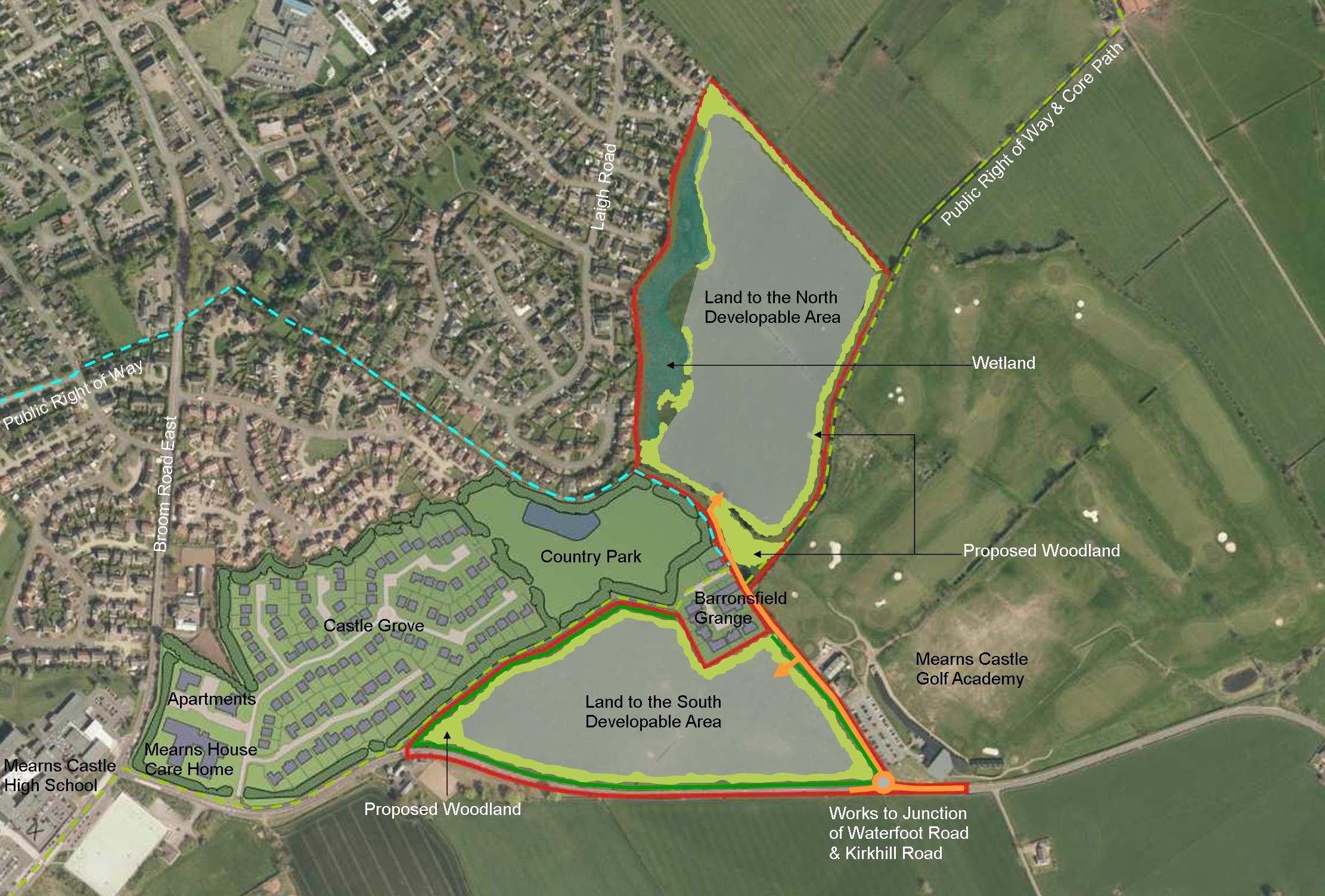 Map of Barrance Landscape capacity - landscape planning and design